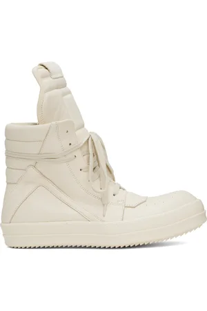 Rick Owens Off-White Hollywood Geobasket Sneakers