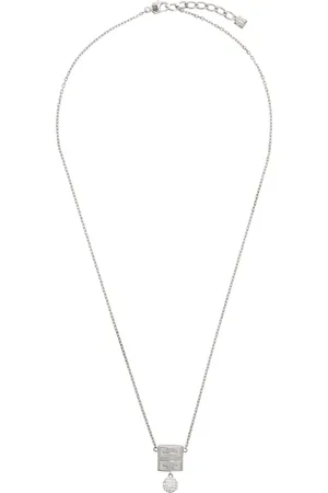 Givenchy Silver 4G Crystal Necklace