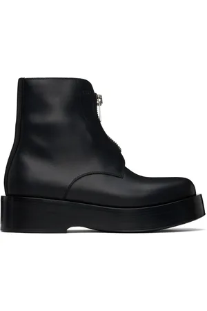 Bottega Veneta Black Torino Ankle Boots