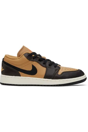 Nike Big Kids Brown & Black Air Jordan 1 Low SE Sneakers