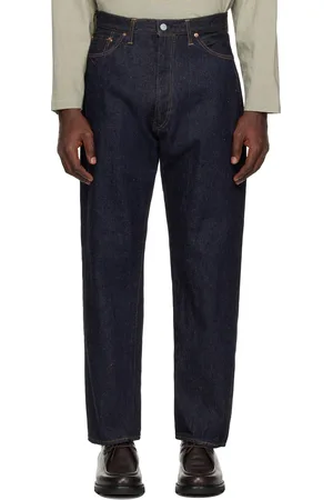 Kaptain Sunshine Blue 5P Zipper Front Jeans