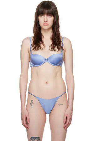 FLEUR DU MAL Blue Seamless Luxe Bra