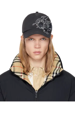 Burberry Gray EKD Cotton Baseball Cap