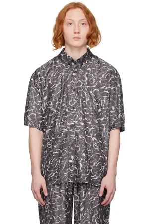 HAN Kjøbenhavn Gray Printed Shirt