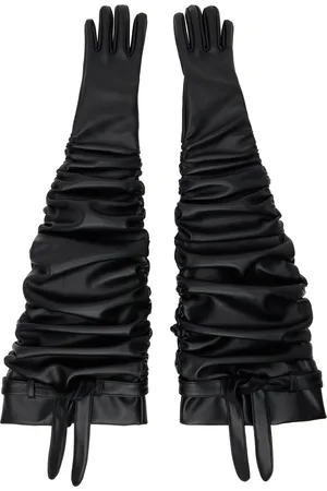 Yume Yume Black Wrinkly Gloves