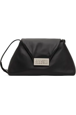 Maison Margiela Black Leather Numeric Medium Bag