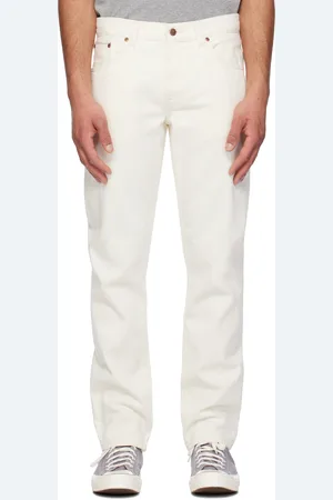 Nudie Jeans Off-White Gritty Jackson Jeans