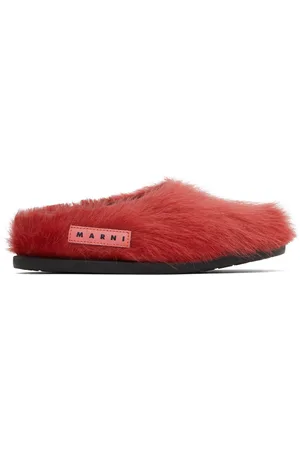 Marni Kids Red Fussbett Sabot Mules