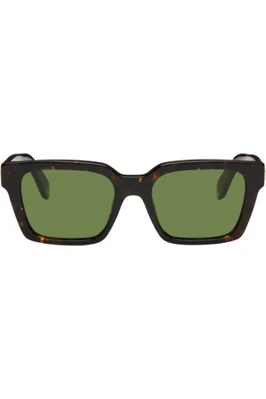OFF-WHITE Brown & Black Branson Sunglasses