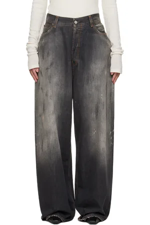 Acne Studios Black Super Baggy Fit 2023F Jeans