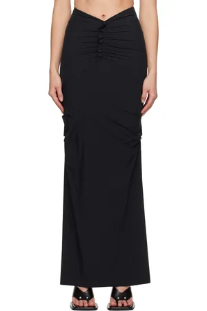 Paris Georgia Minimal Ruffle Maxi Skirt