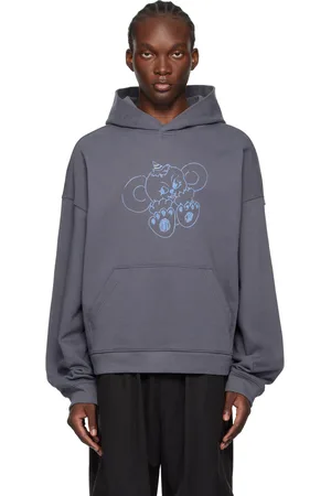 We11 Done Gray Monster Hoodie