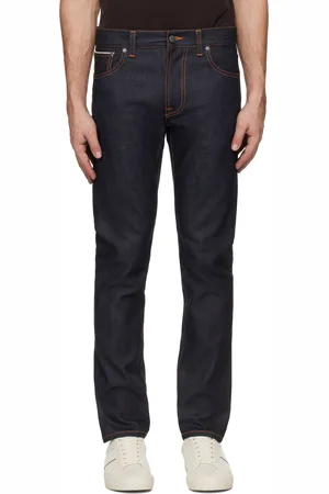 Nudie Jeans Navy Lean Dean Jeans