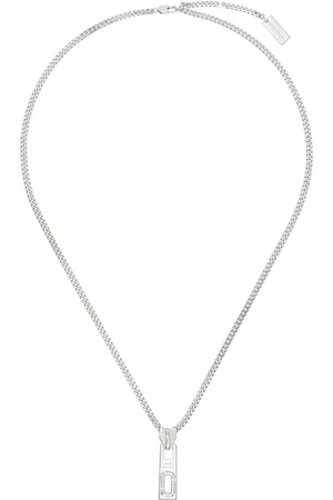 Marc Jacobs Silver J Marc Zipper Necklace