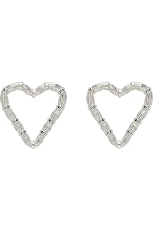 Bleue Burnham Silver Heart Willow Earrings