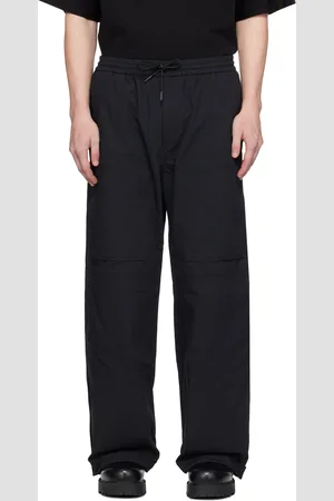 JUUN.J Black Structured Trousers