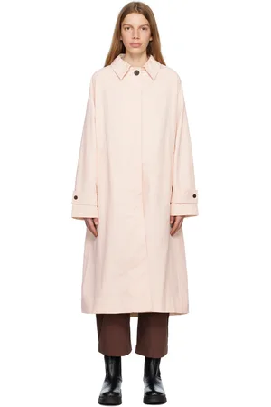 STUDIO NICHOLSON Pink Holin Trench Coat