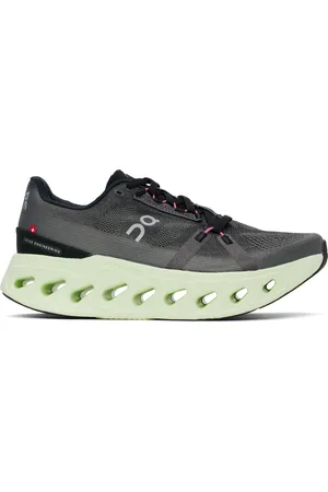 On Running Gray & Green Cloudeclipse Sneakers