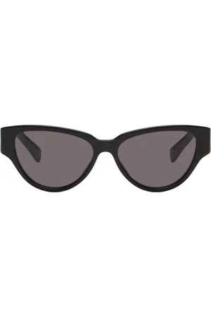 Bottega Veneta Black Cat-Eye Sunglasses