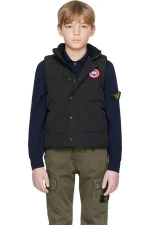 Canada Goose Big Kids Black Vanier Down Vest