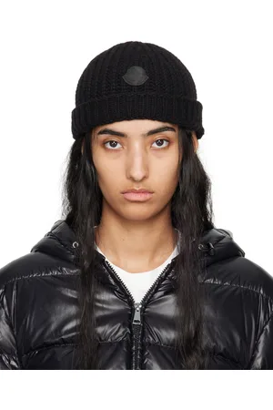 Moncler Black Wool Beanie