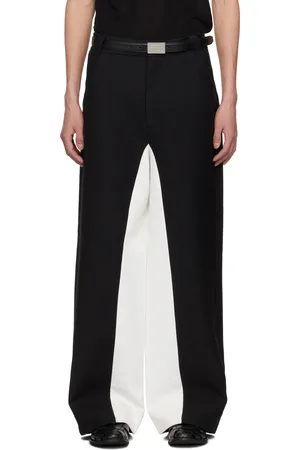 Fax Copy Express & White Stitched Suit Trousers