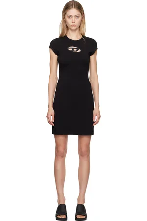 Diesel Black D-Angiel Minidress
