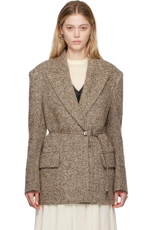 Acne Studios Brown Single-Breasted Blazer