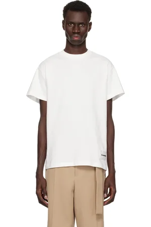 Jil Sander Three-Pack White Short-Sleeved T-shirts