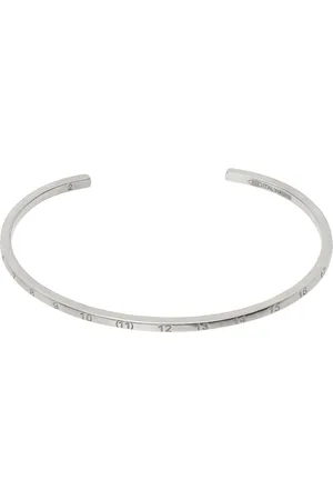 Maison Margiela Silver Numerical Cuff Bracelet