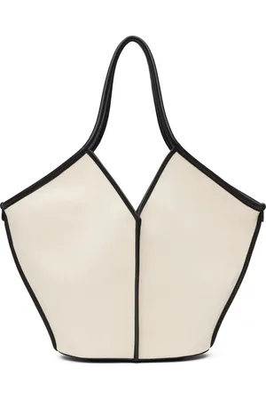 Hereu Beige & Black Calella Tote
