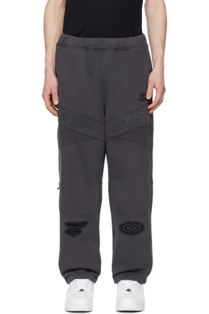 A Bathing Ape Gray AAPE Main Sweatpants