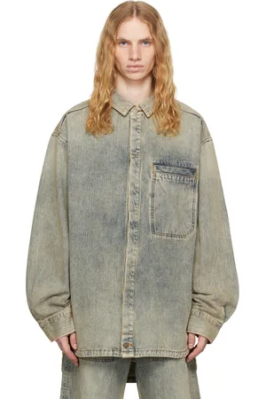 Entire Studios Blue Herculean Denim Shirt