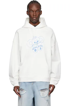 We11 Done White Monster Hoodie