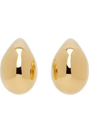 Bottega Veneta Gold Small Drop Earrings