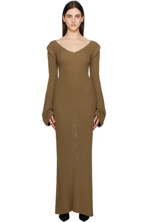 AYA MUSE Brown Pallas Maxi Dress