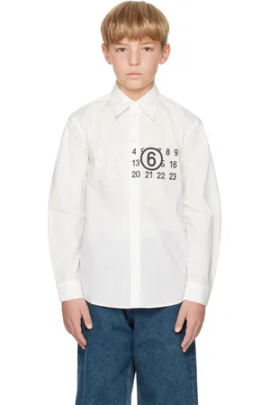 Maison Margiela Kids White Numeric Shirt