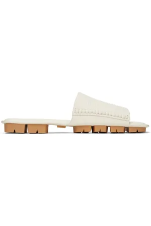 Bottega Veneta Off-White Shore Sandals