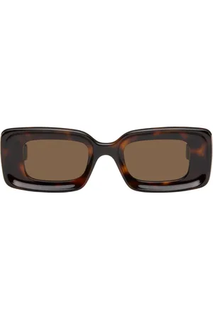 Loewe Brown Rectangular Sunglasses