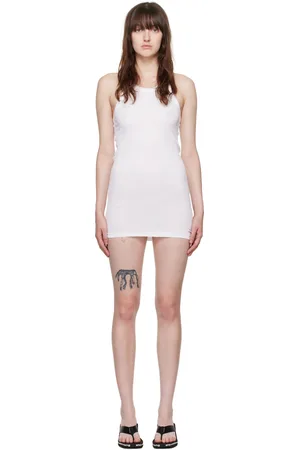 Alexander Wang White Racer Tank Minidress