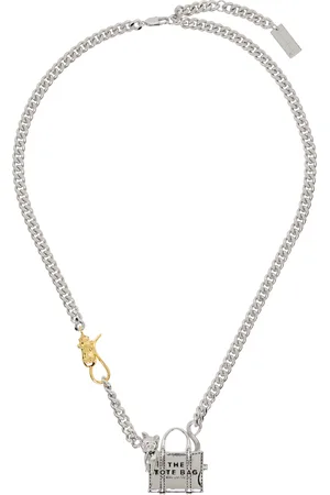 Marc Jacobs Silver Cats Out Of The Bag Necklace