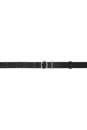 Jil Sander Black Cannolo Belt
