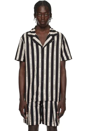 Balmain Black & Beige Ribbon Shirt