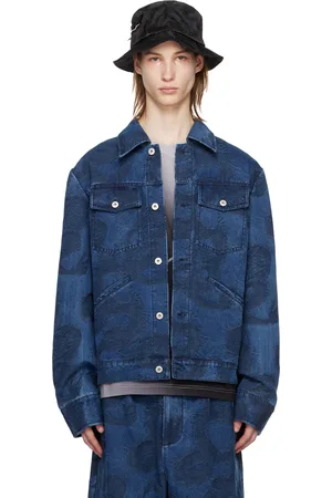 Feng Chen Wang Dragon Denim Jacket