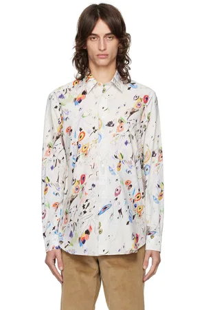 Paul Smith White Printed Shirt