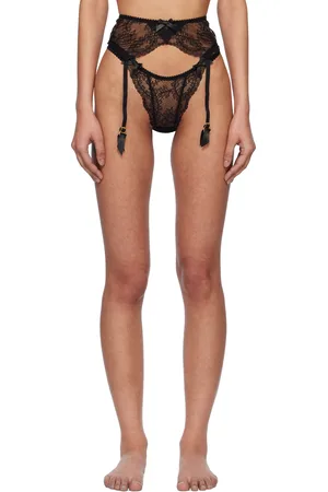 Agent Provocateur Black Love Garter Belt