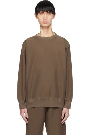 Auralee Brown Super Milled Sweatshirt