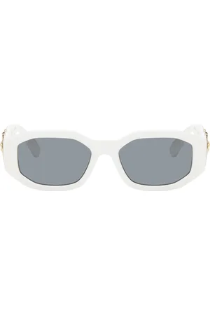 VERSACE White Medusa Biggie Sunglasses