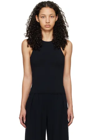 Max Mara Navy Alfeo Tank Top