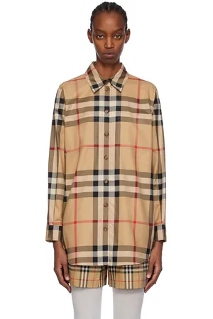 Burberry Beige Check Shirt